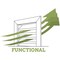 Ekena Millwork Round Top Surface Mount PVC Gable Vent: Functional, w/ 3-1/2"W x 1"P Standard Frame, 30"W x 30"H GVPRT30X3001SF - alternate 6